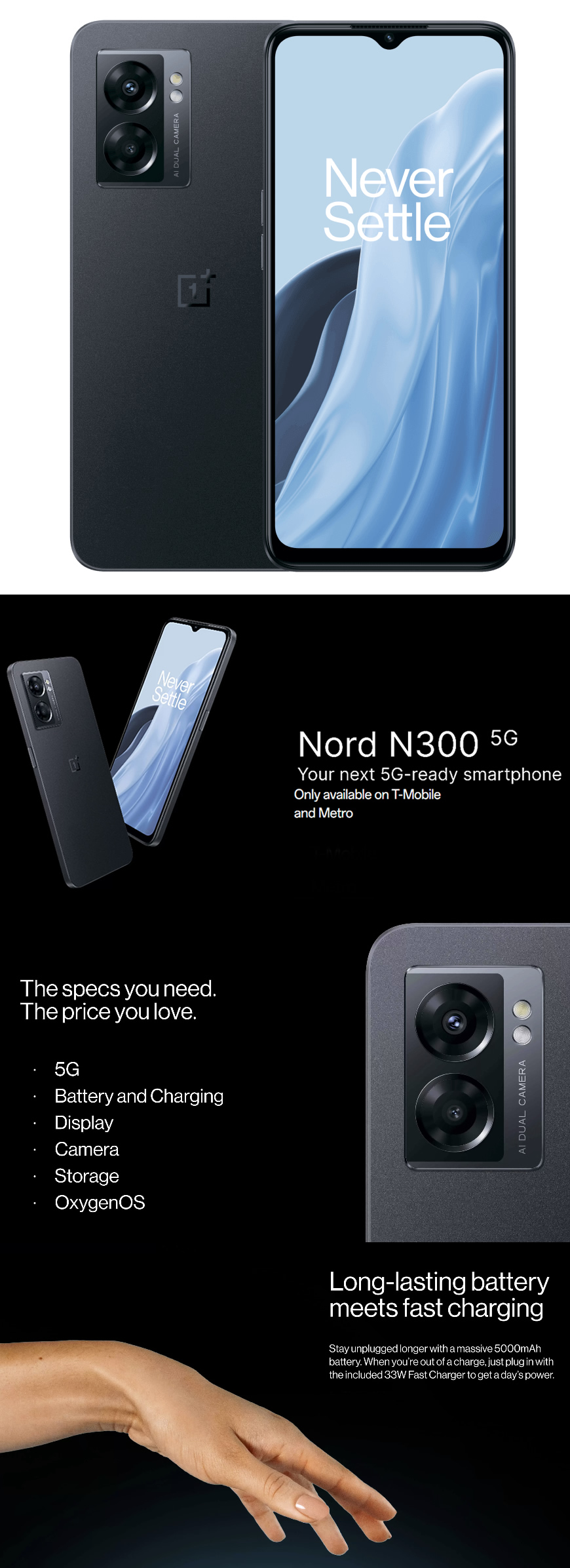OnePlus Nord N300 5G images and features