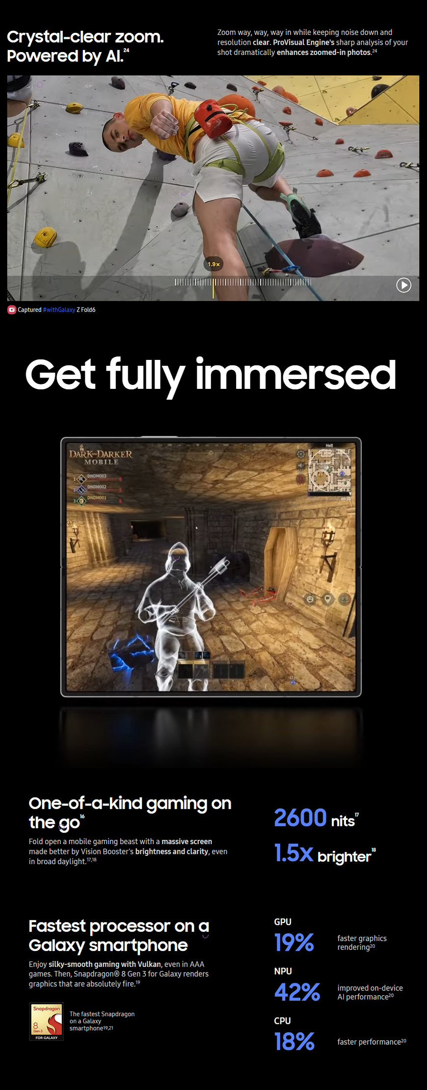 Samsung Galaxy Z Fold 6 5G AI and specs